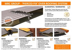 MRC Group - Over-Roofing Insulated Pierced Fix Roof System Checklist-page-001