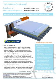 MRC Group - Single-Ply Membrane Waterproofing Systems for metal roofs backed with the Guardian System Warranty - Data Sheet - June 2015-page-001-2