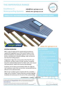 MRC Group - Single-Ply Membrane Waterproofing Systems for timber roofs backed with the Guardian System Warranty - Data Sheet - June 2015-page-001-2