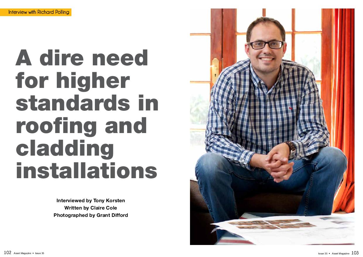 MRC Group Asset Magazine The dire need for higher standards page 001